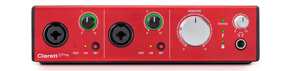 Focusrite Clarett2Pre Banner 1