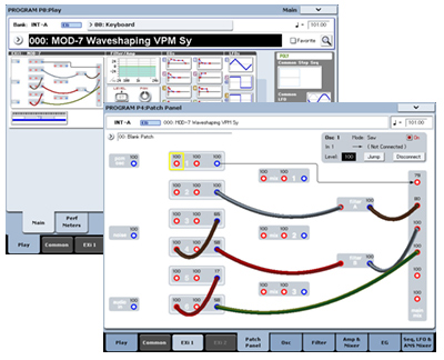 Korg Kronos2 73 MOD-7 Screen Shot