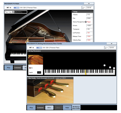 Korg SGX-2 Screen detail on KRONOS-2 88