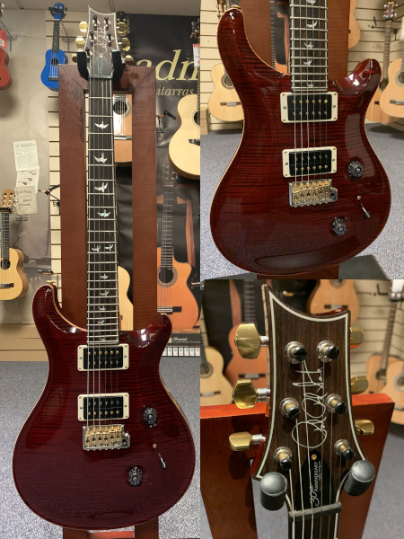 PRS th Anniversary Custom   Top Black Cherry   B Stock