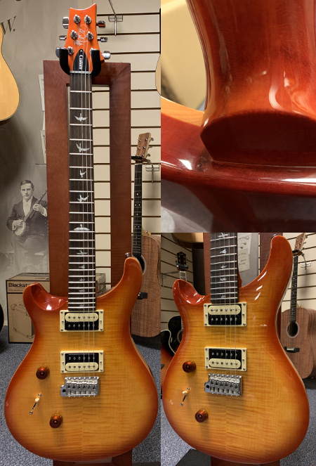 PRS SE Custom 24 Left Handed Vintage Sunburst B Stock
