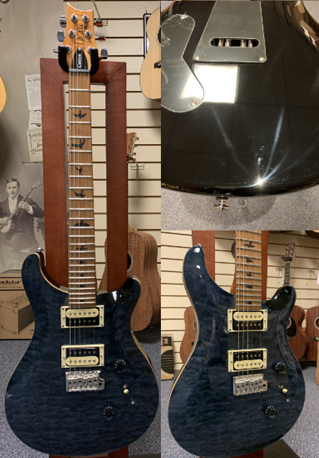 PRS SE Custom 24 Limited Edition Whale Blue With Roasted Maple