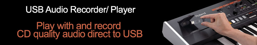 Roland Jupiter 50 USB Audio Record and Playback