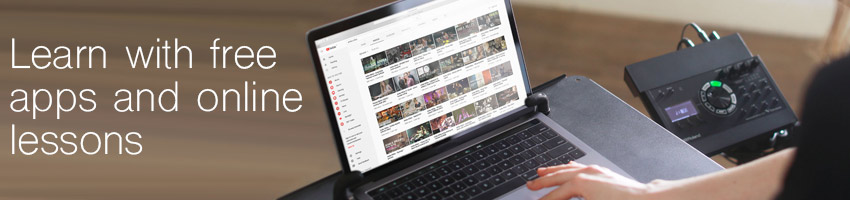 Free apps combined with on-line lessons will help you become a better drummer faster