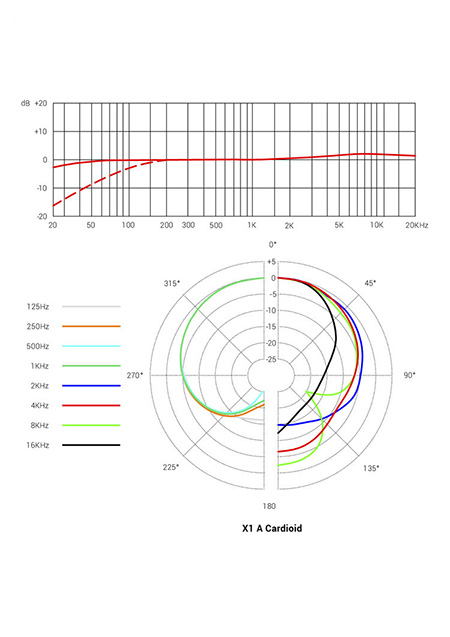 sE Electronics X1 A Polar Pattern