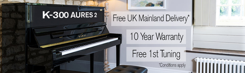 Kawai K-300 Aures 2 with free 1st tuning and delivery to ground floor