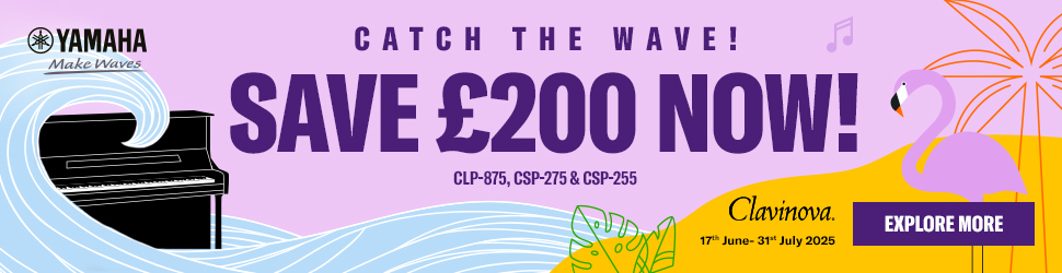 Yamaha CSP275 CSP255 and CLP875 - Save 200 on summer promotion