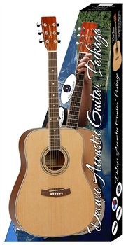 Tanglewood Discovery Deluxe Starter Acoustic Guitar Pack Natural
