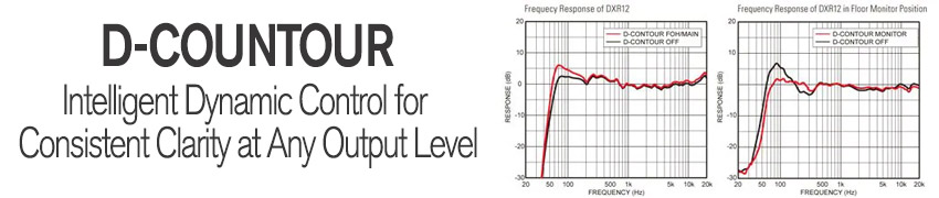 YAMAHA DXR12 MKII D-Countour for the smoothest sound