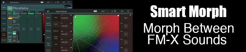 Yamaha MODX+ Smart Morph Feature