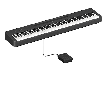 Yamaha P-145 88-Key Weighted Action Portable Digital Piano with