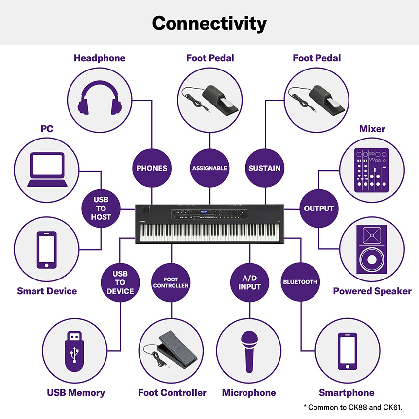 Multiple connectivity options with CK61