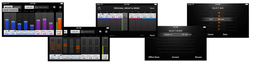 Yamaha Tf MonitorMix App